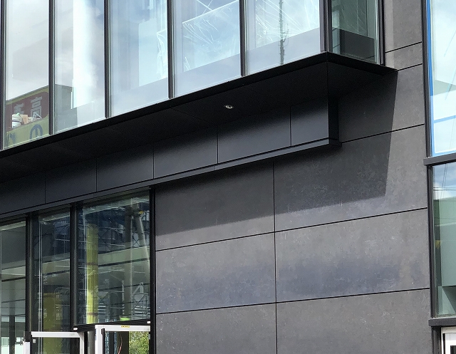 Dark zinc phosphate coated steel panels