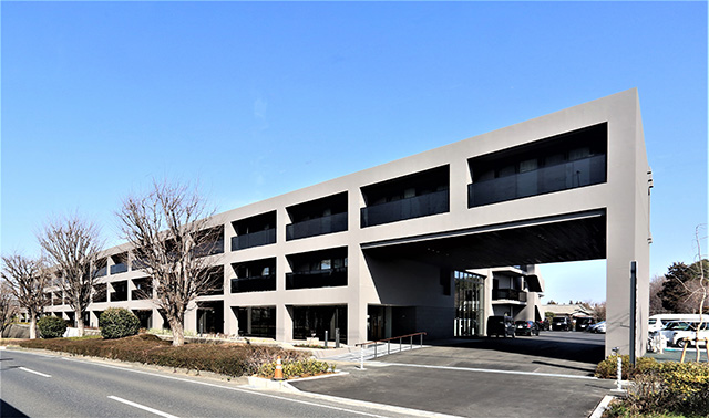 The Tums nursing home. Entrance hall is located at the front side of the first floor.