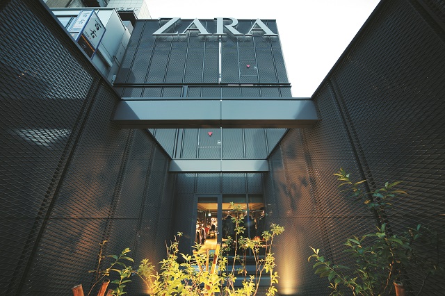 ZARA新宿南口店：3F屋上庭園