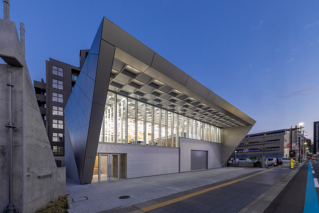 シルキーブラスト仕上げステンレス外装パネル