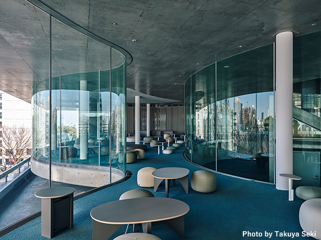 早稲田大学52号館　ステンレス建具